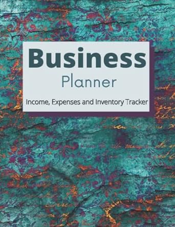 business planner income expense and inventory tracker all in one bookkeeping record log book order and