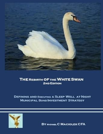 the rebirth of the white swan defining and executing a sleep well at night municipal bond investment strategy