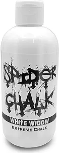spider chalk 8oz white widow extreme liquid chalk dry hands for gym powerlifting weightlifting  ?spider chalk