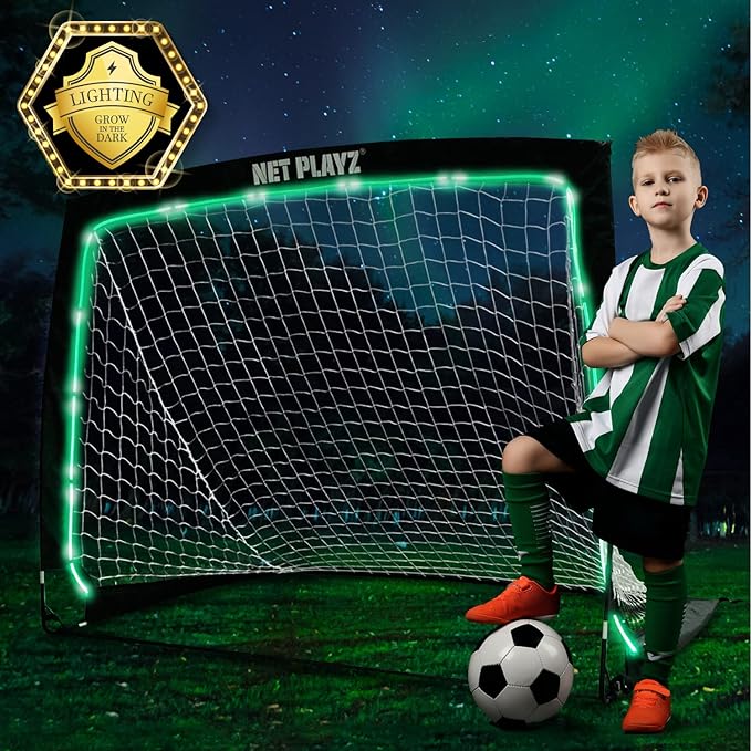 netplayz soccer goals kids pop up soccer net football goals portable black 4 x 3 ft nos34140  ‎netplayz