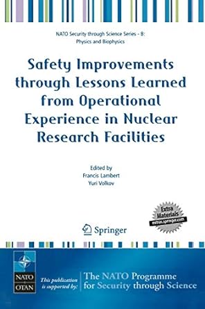 safety improvements through lessons learned from operational experience in nuclear research facilities 2006