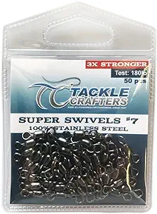 tackle crafters super swivels 100 stainless steel saltwater fishing swivels swivels  ‎tackle crafters