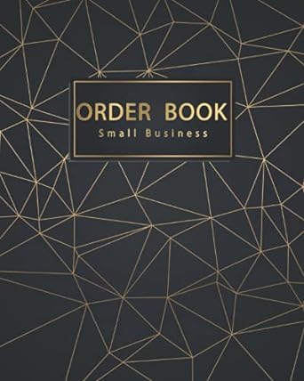 order book for small business order book for business simple order tracker order log book for small business
