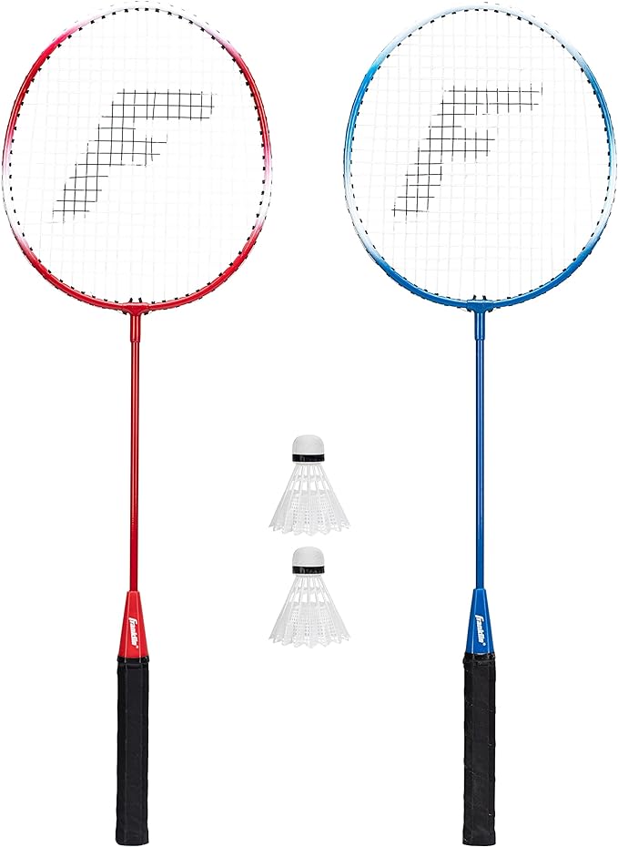 franklin sports badminton racket plus birdie set replacement equipment for kids badminton racket sets 
