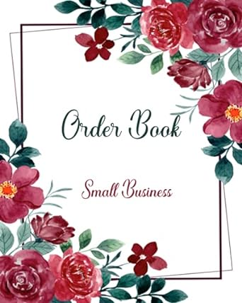 order book for small business order book for small business book keeping log for small business a simple