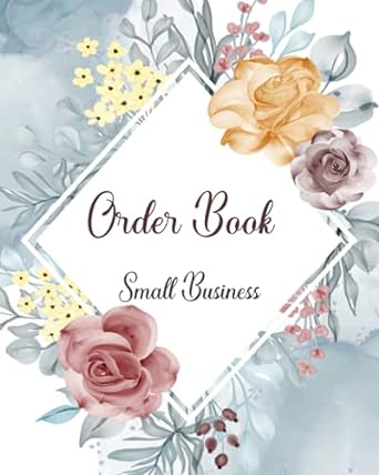 order book small business sales books sales order log for online businesses and retail store simple order