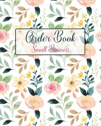 order book for small business order book small business simple order tracker order log book for small