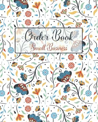 order book for small business order book small business daily sales log book small businesses purchase order