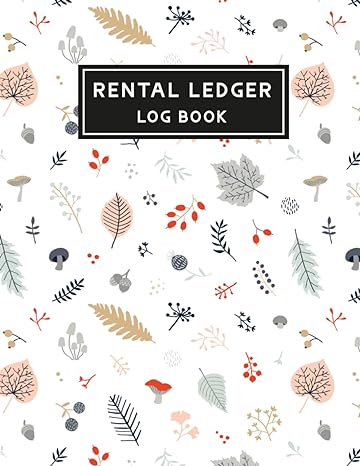 rental ledger log book incomes and expenses book keeping notebook for rental perfect for for landlords