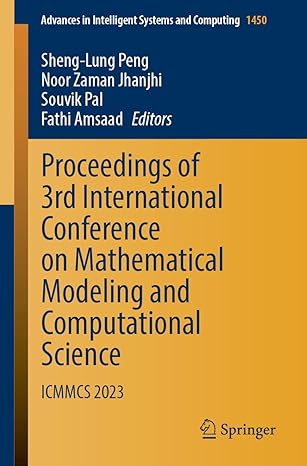 proceedings of 3rd international conference on mathematical modeling and computational science icmmcs 2023