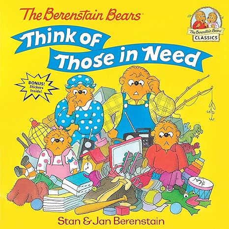 the berenstain bears think of those in need  stan berenstain, jan berenstain 0679889574, 978-0679889571