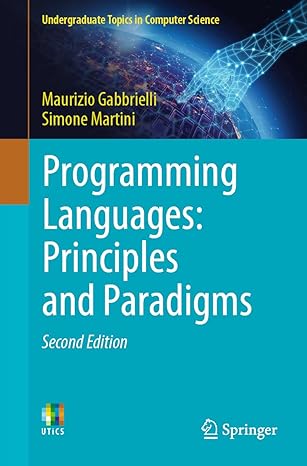 programming languages principles and paradigms 2nd edition maurizio gabbrielli, simone martini, saverio