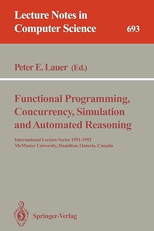 functional programming concurrency simulation and automated reasoning international lecture series 1991 1992