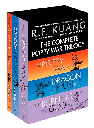 the complete poppy war trilogy boxed set the poppy war the dragon republic the burning god  r. f kuang
