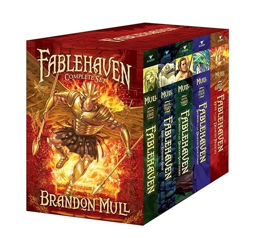 fablehaven  set fablehaven rise of the evening star grip of the shadow plague secrets of the dragon sanctuary