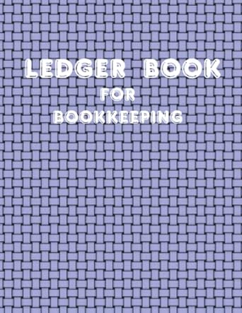 ledger book for bookkeeping record income and expenses income and expense log book for small business and