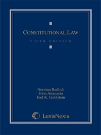 constitutional law 5th edition norman redlich 1422417387, 9781422417386