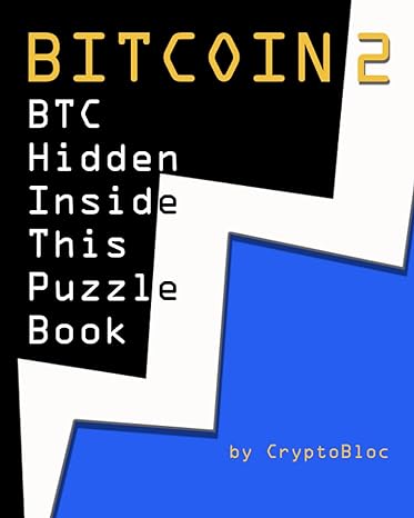 bitcoin 2 btc hidden inside this puzzle book 1st edition . cryptobloc 979-8477629541