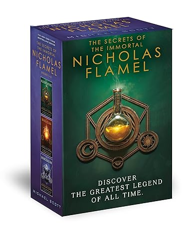 the secrets of the immortal nicholas flamel boxed set  michael scott 0375873112, 978-0375873119