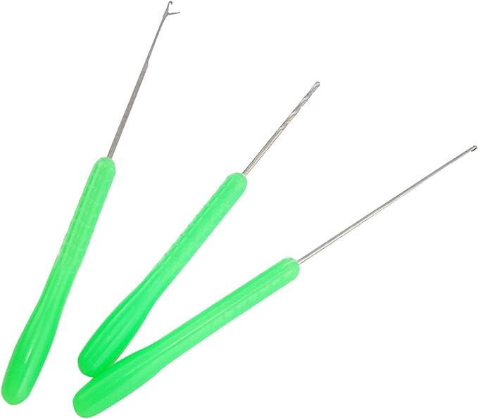 cuteam baiting hook needle 3 pcs/set practical comfortable handle professional bait needle set  ?cuteam