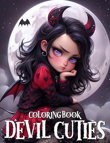 devil cutes devil cuties coloring book  kaitlin ogallagher 979-8863938875