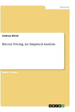 bitcoin pricing an empirical analysis 1st edition andreas bialek 3668911312, 978-3668911314