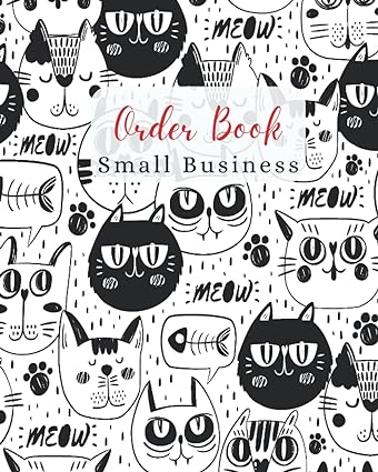 order book for small business order form log book order log book for small business or personal sales order