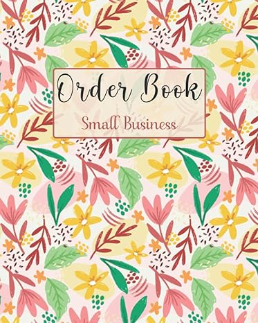 order book track your order with this daily sales log book small businesses track your order with this daily