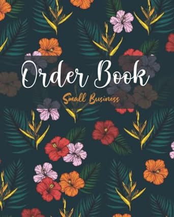 order book small business order book order tracker simple daily sales log book for small business sales order