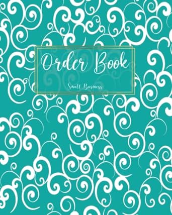 order book small business customer order record book keep track of your customer orders purchase order forms