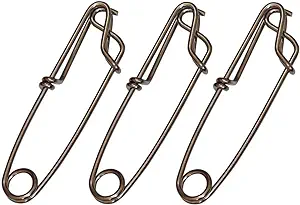 laxygo 5pcs longline fishing snap clips stainless steel floatline tuna clips 4 sizes  ?laxygo b07wk6zk4t