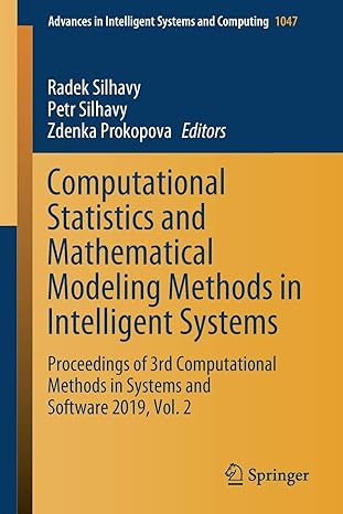 computational statistics and mathematical modeling methods in intelligent systems proceedings of 3rd