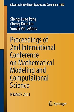 proceedings of 2nd international conference on mathematical modeling and computational science icmmcs 2021