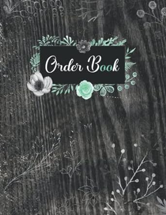 order book simple order tracker order form book order log book order log order books for small business