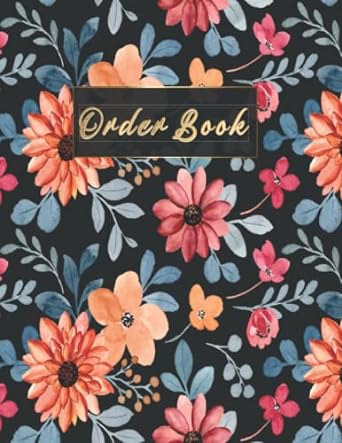 order book track your order with this daily sales log book small businesses customer order tracker for online