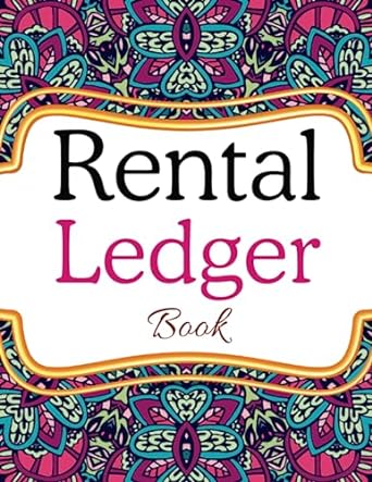 rental ledger book best rental ledger log book 121 log pages with size ideal rental property record book the