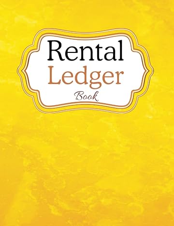 rental ledger book perfect rental property record book 121 log pages with size income and expense log book