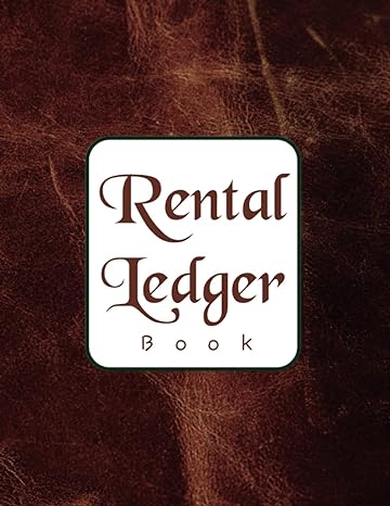 rental ledger book best rental income and expenses tracker organizer log book 121 log pages with size rental
