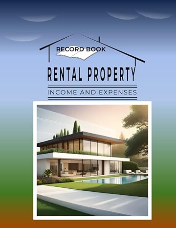 record book rental property income and expenses manager journal ledger management inventory record multiple