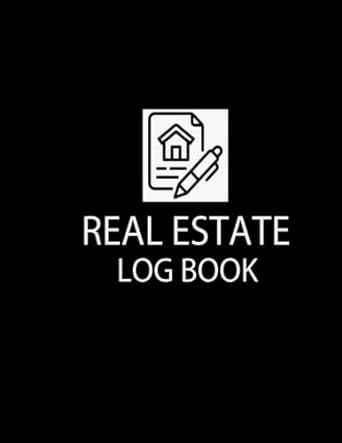 real estate log book real estate tracker a comprehensive logbook for agents investors and property managers