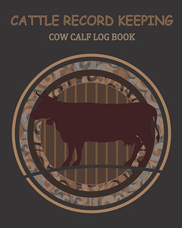 cattle record keeping cow calf log book breeding and production of livestock / calving and cow record journal