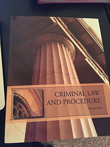 criminal law and procedure 1st edition kahlil gibran 1111752478, 9781111752477