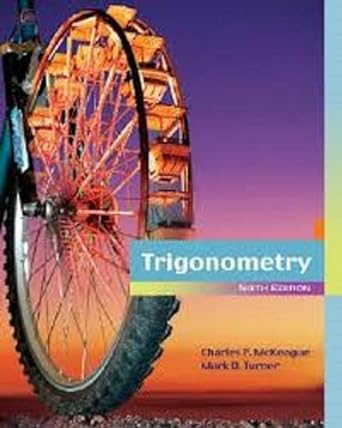trigonometry 6th edition charles p mckeague ,mark d turner 1133438105, 978-1133438106