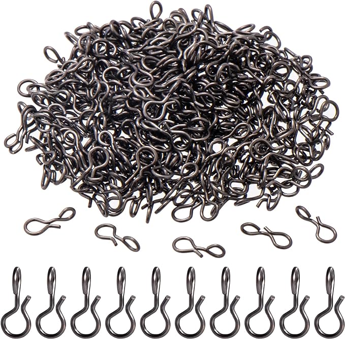 hinzic 150pcs fly fishing quick change snaps stainless steel no knot lure hooks connectors  ‎hinzic