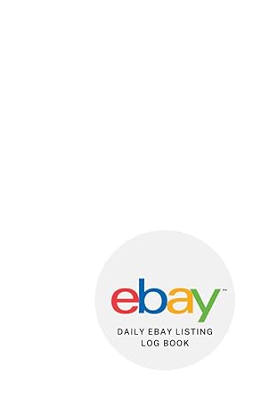 ebay daily ebay listing log book 1st edition buckshaw press b0brdh35lv
