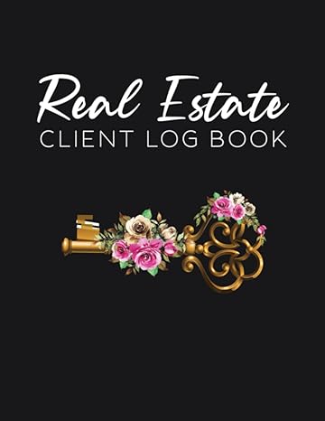 real estate client log book real estate agent journal quick and easy way to record and manage client names