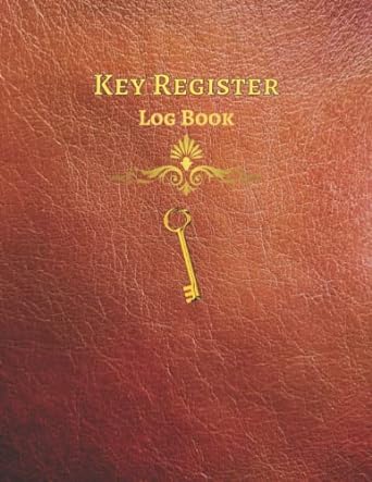 Key Register Log Book