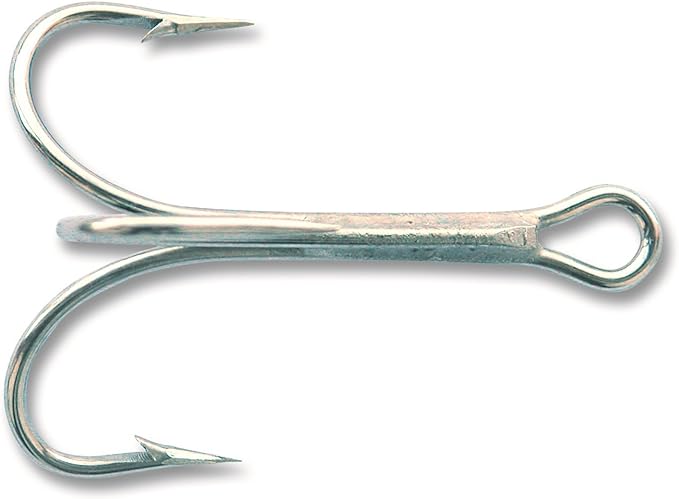 mustad 3551 classic treble standard strength fishing hooks for fishing equipment size 6 pack of 25  ?mustad