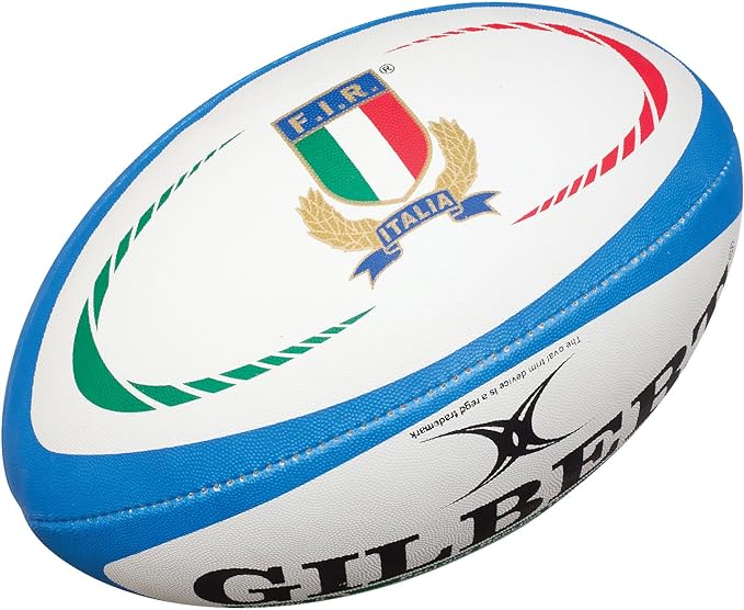 gilbert italy rugby replica ball size 5  ‎gilbert b00tifupcq