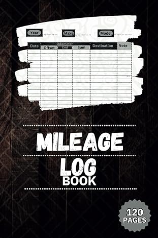 mileage log book efficient tracking for vehicle expenses and usage 1st edition kingfest publicity b0cmjd548x
